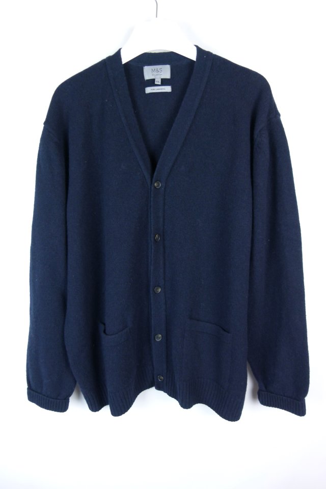 Marks & Spencer wełniany sweter kardigan wełna / XXL