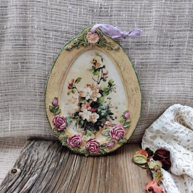 Dekor wiosenny Cream Flowers