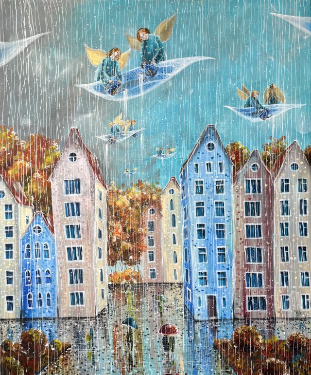 Deszczowy dzień – Giclee