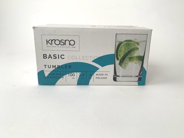 6x nowe szklanki literatki krosno 150ml