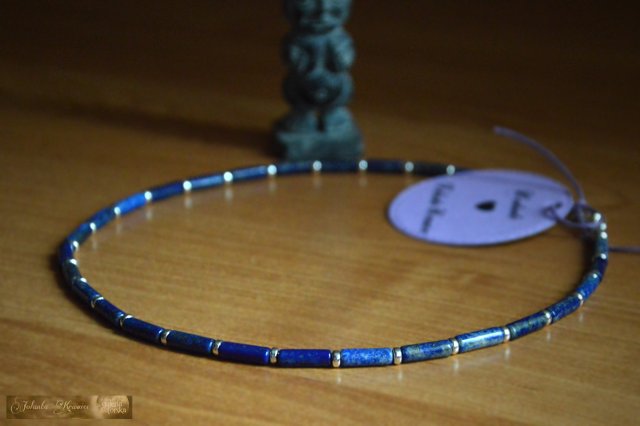 Lapis Lazuli  Naszyjnik męski Rękodzieło