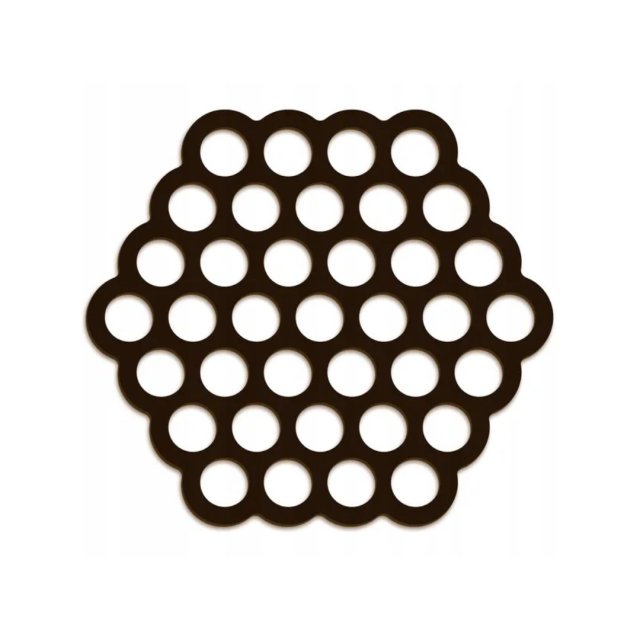 Panel drewniany heksagon na ścianę Drewniane panele ścienne heksagon 3D