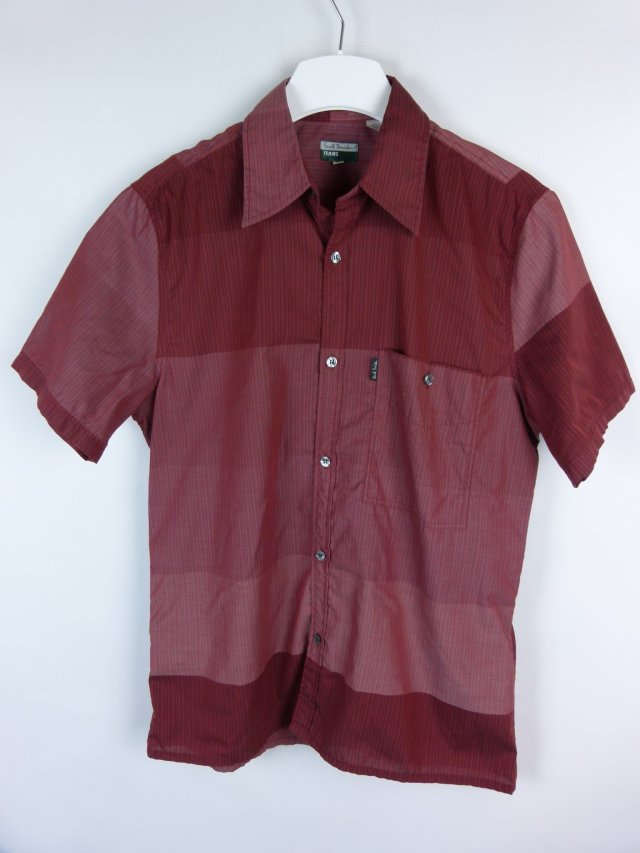 Paul Smith cienka koszula bawełna bordo / M