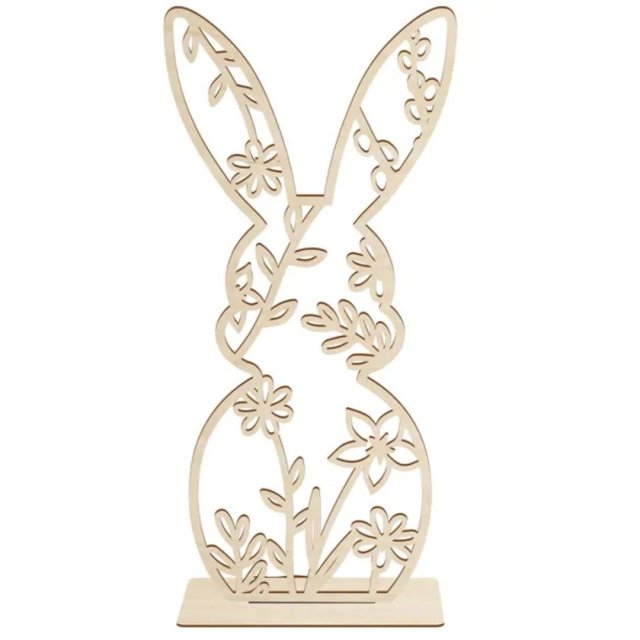 Zając Zajączek wielkanocny Figurka do malowania 1SZT Ozdoba Stroik 15cm