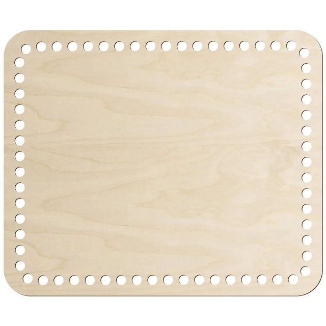 Drewniana baza do koszyka na pieczywo 30x25cm Dno Spód do szydełkowania
