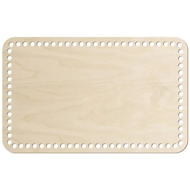 Baza do szydełkowanie szydełka ze sklejki 40x25cm Spód do koszyczka koszyka