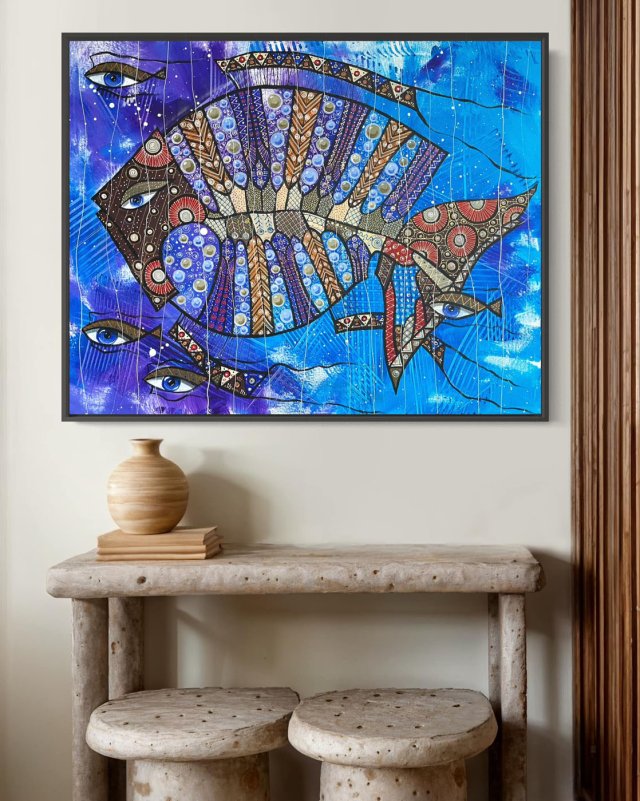 Obserwujemy cię. Wiesz o tym – Giclee 65x80 cm