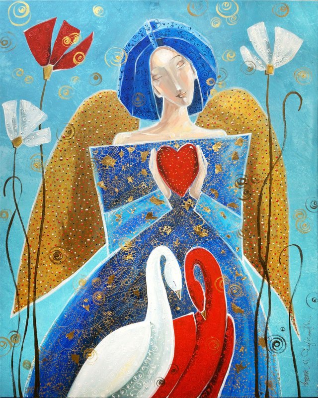 Miłość to uczucie, którego żądać nie można; jest darem, nie osiągnięciem - Giclee