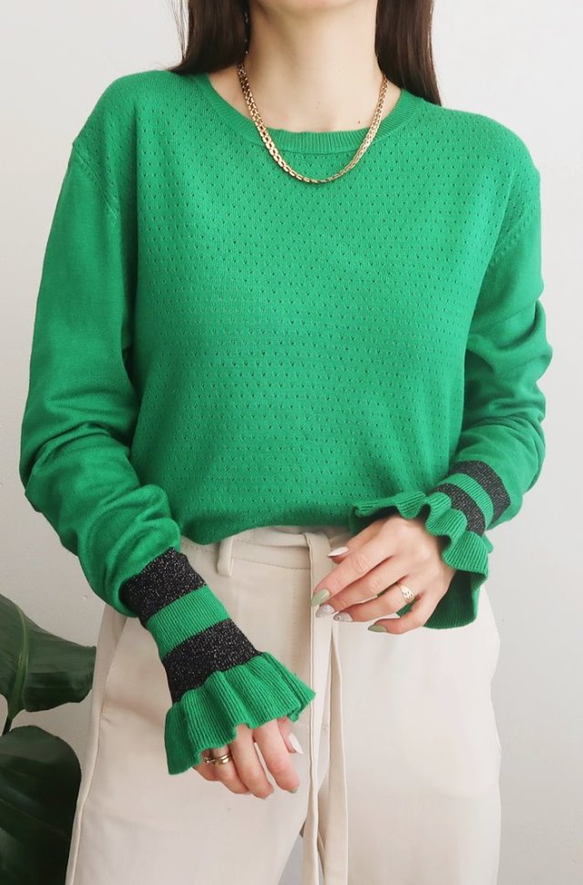Zielony sweterek Co’Couture L