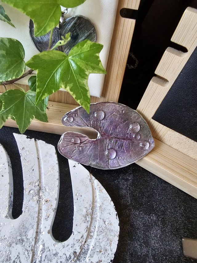Spinka z żywicy Liść Syngonium