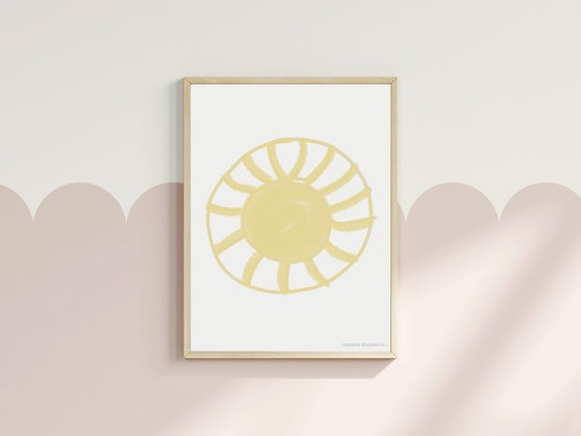 PLAKAT dla dzieci Sunshine