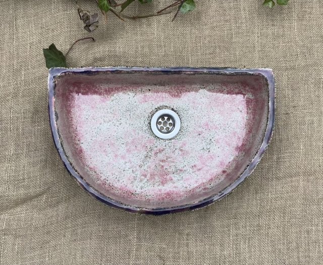 Ceramiczna umywalka "Różowy świt"