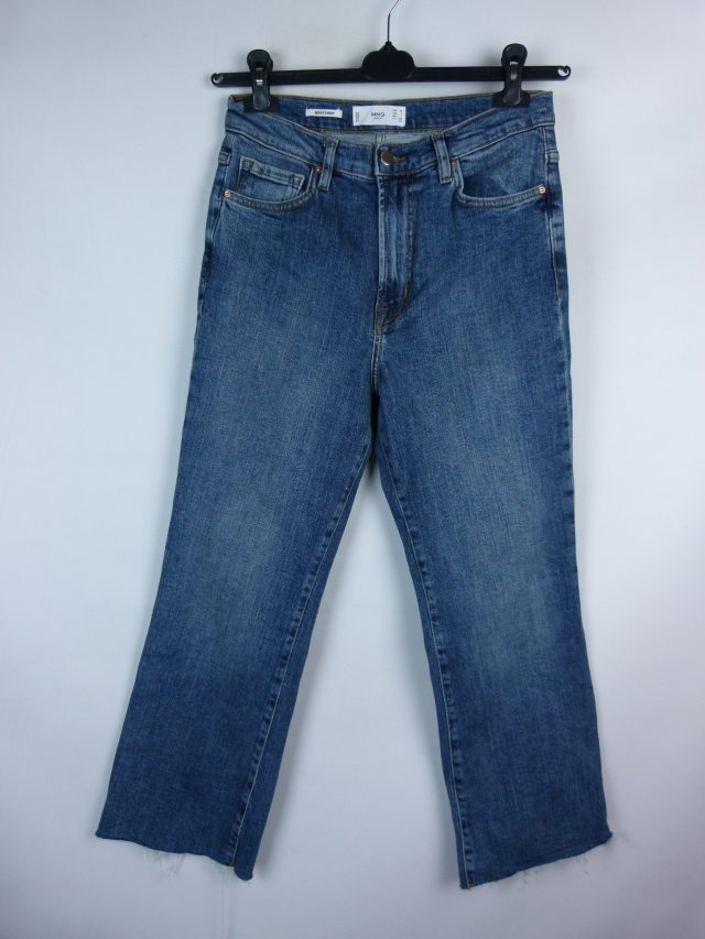Mango Bootcrop jeans spodnie dżins / 40 - L