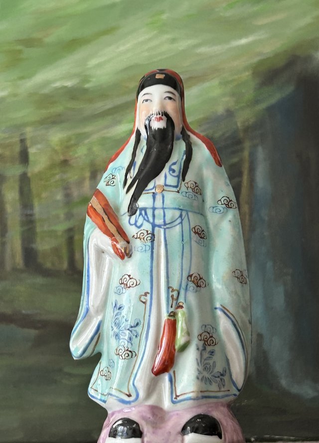 made in Japan porcelanowa figurka ręcznie malowana