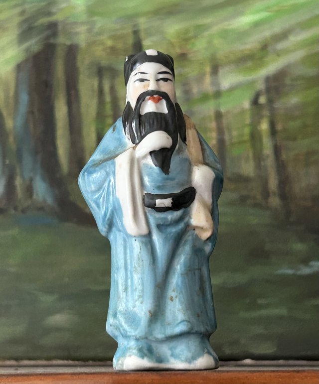 made in Japan porcelanowa figurka ręcznie malowana