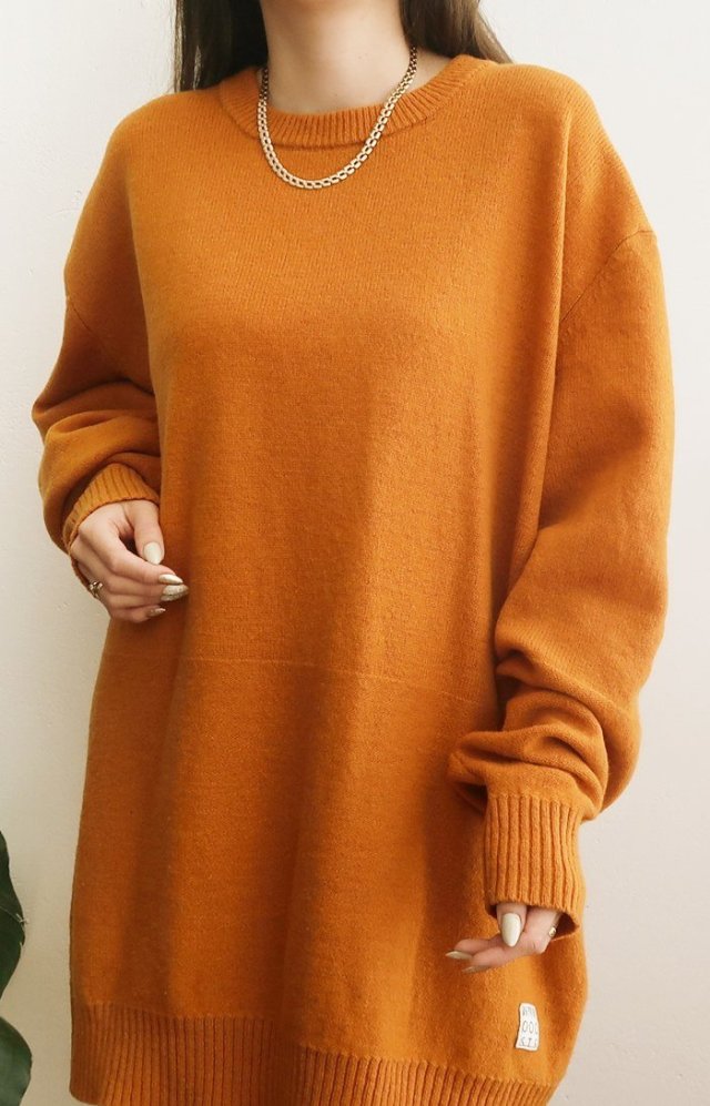 Wełniany sweter XXL