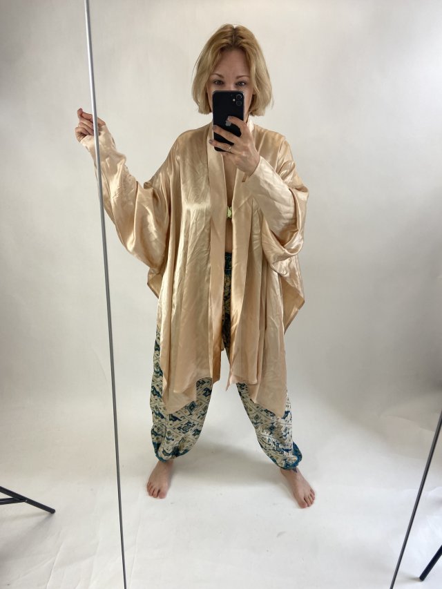 jedwabne kimono