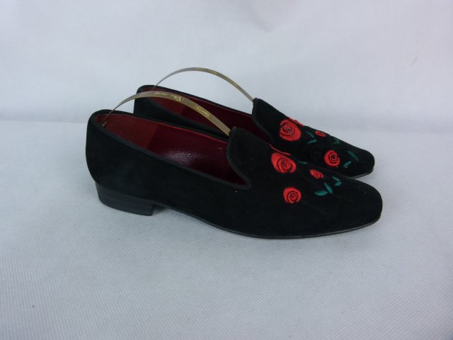Mirai skórzane mokasyny skóra zamszowa 38 - 24 cm