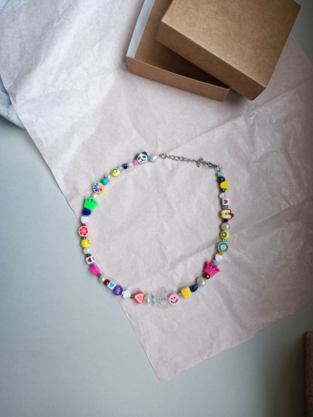 Kolorowy choker