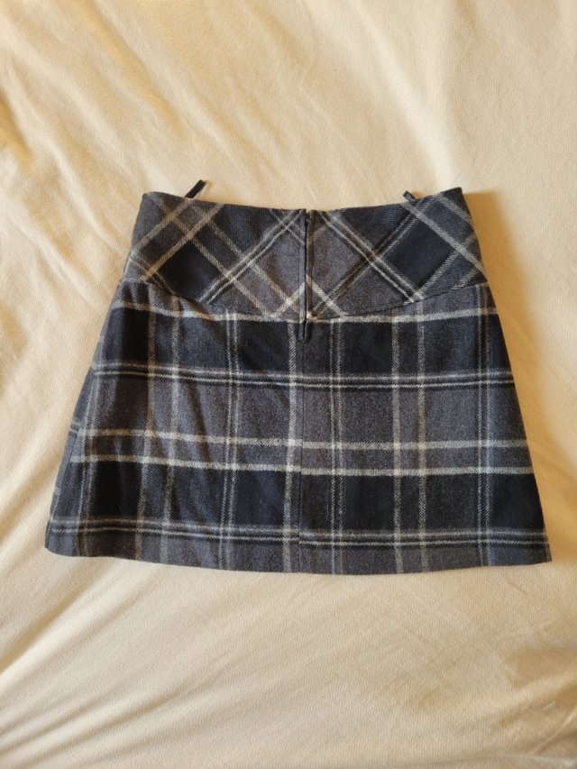 Spódnica w kratkę mini rozmiar 38