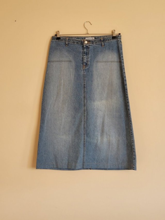 Spódnica jeans midi rozm XL
