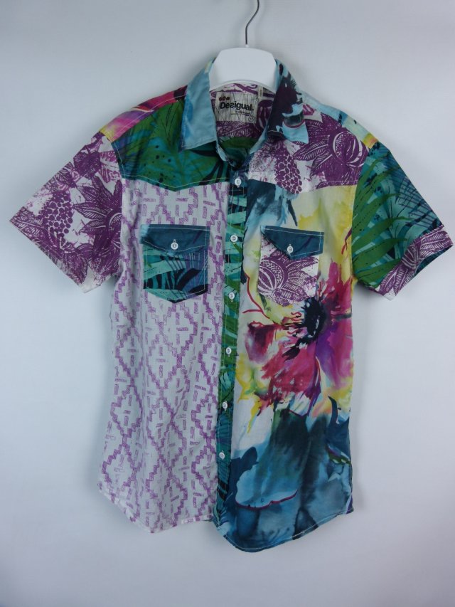 Desigual letnia koszula bawełna / M