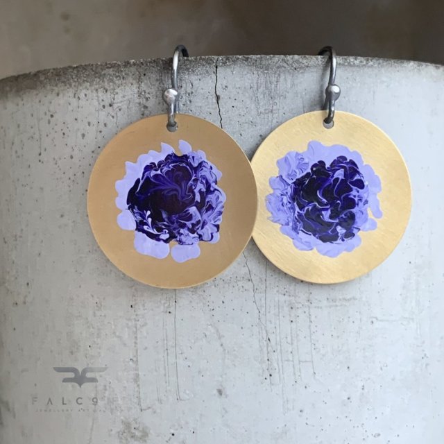 Kolczyki Lilac. Light & Dark