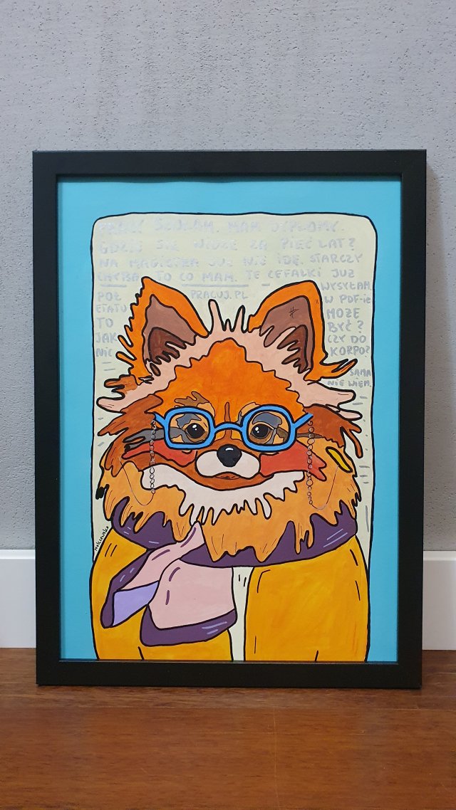 Szpic Miniaturowy Pomeranian A3