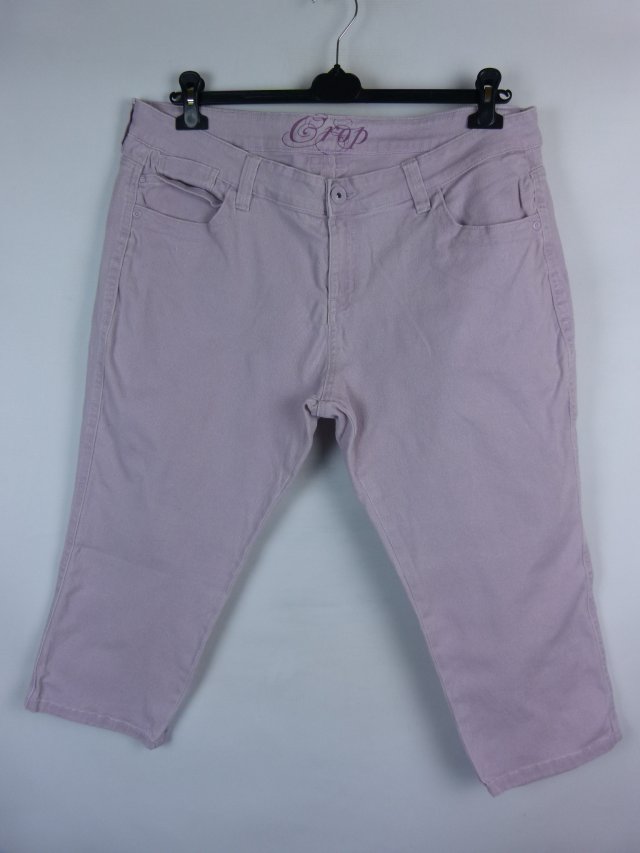 Marks Spencer damskie spodnie rybaczki soft lilac 20 / 48