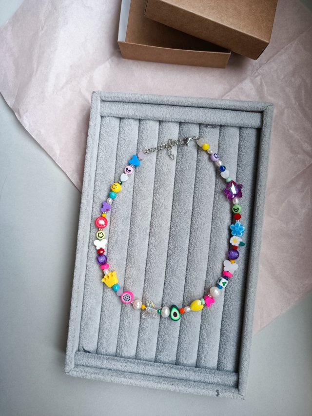 Kolorowy choker dla dzieci