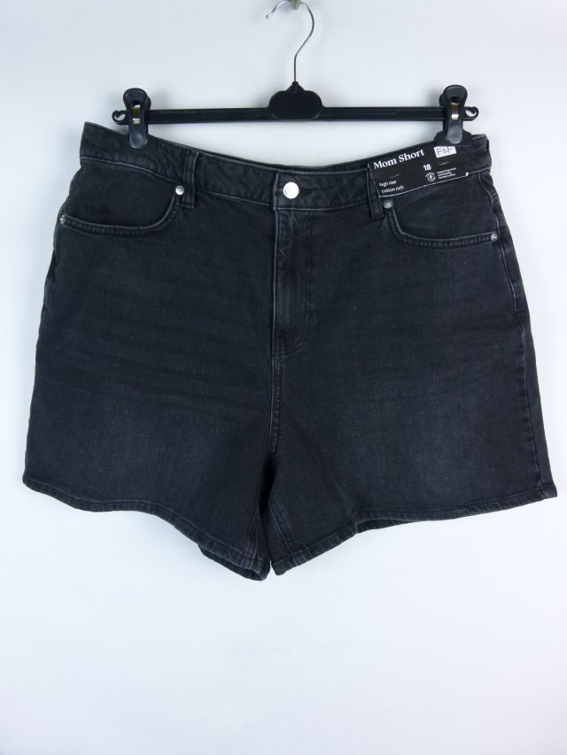 F&F mom short spodenki jeans high rise 18 / 46 z metką