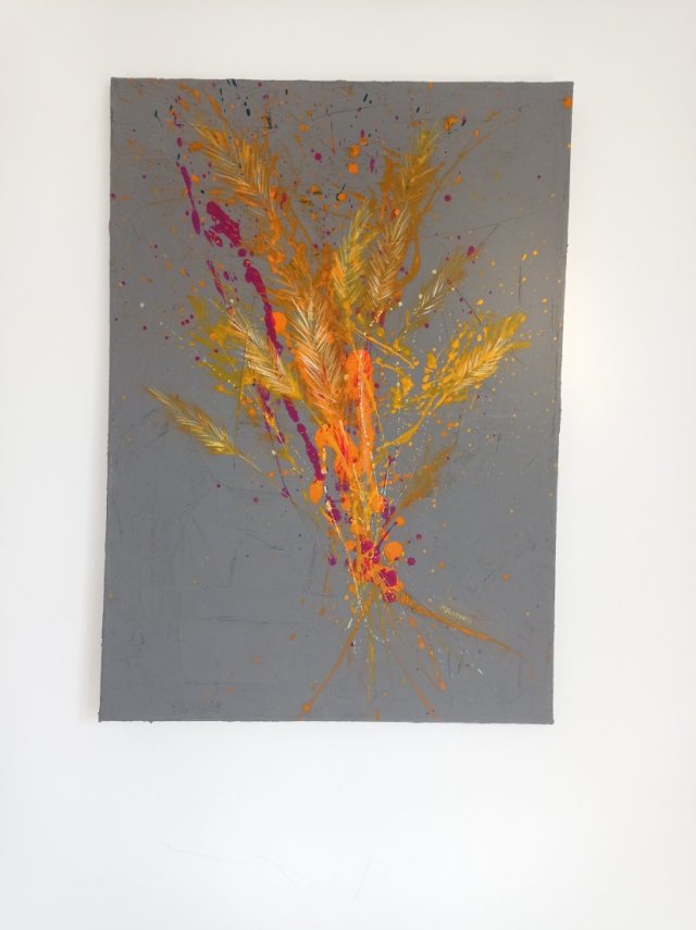 Kwiaty 50x50 Abstrakcja