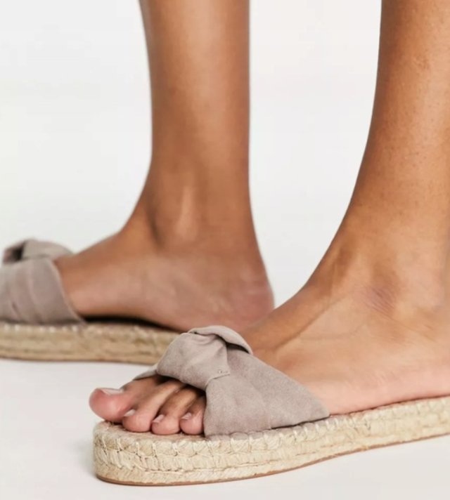 ASOS KLAPKI ESPADRYLE NA PLATFORMIE - etno boho style