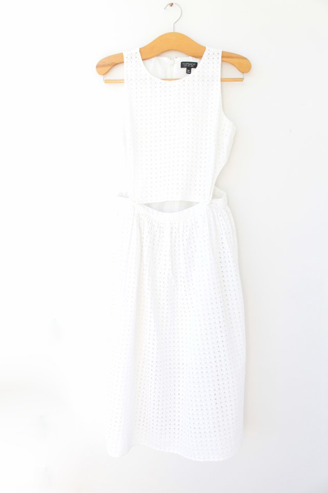 biała SUKIENKA vintage TOPSHOP