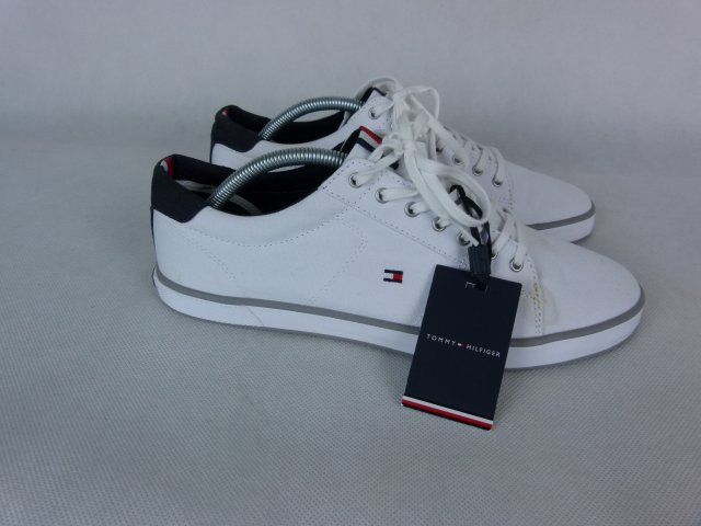 Tommy Hilfiger białe tenisówki trampki z metką wada 43 - 27,5 cm