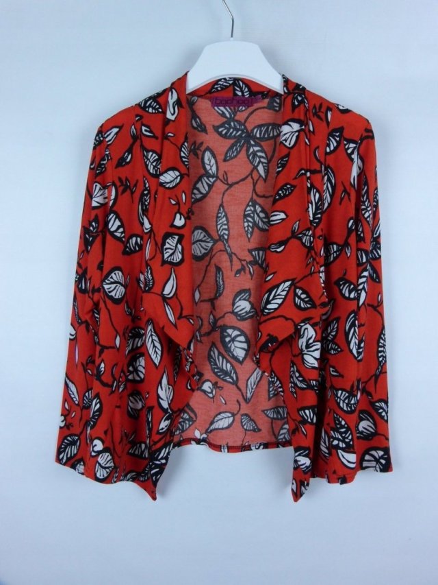 Boohoo bluzka bez zapięcia narzutka blezer 12 / 40
