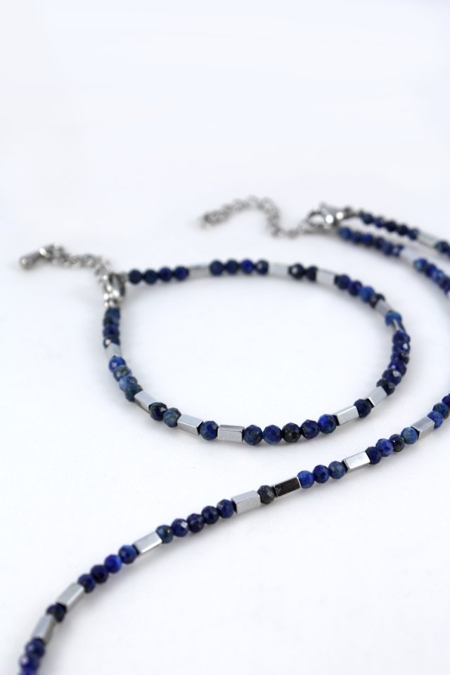 Bransoletka lapis lazuri 2