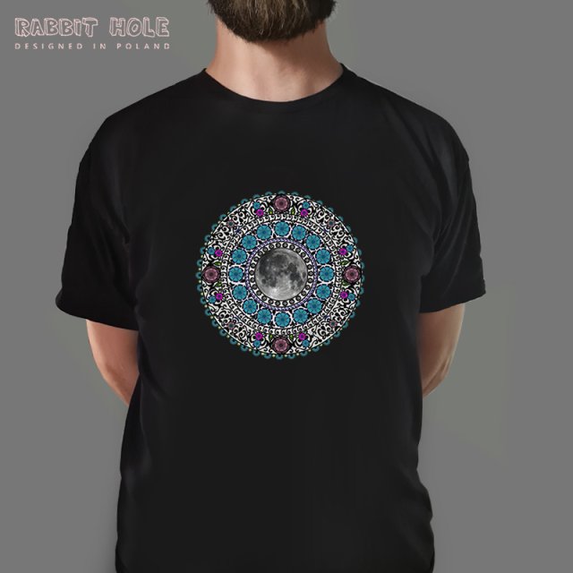 Tshirt 100% bawełna - Blue Mandala