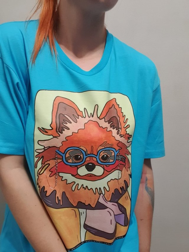 BOX PREZENTOWY T-Shirt Pomeranian Szpic PIES rozmiar L