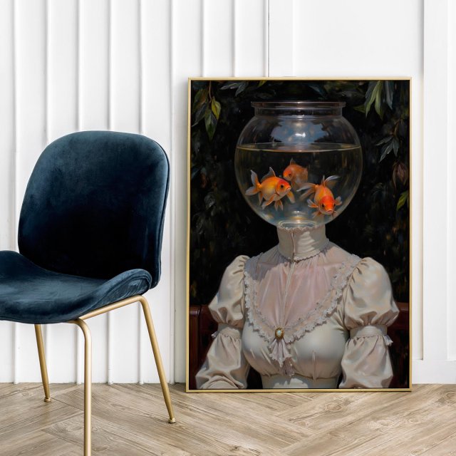 Plakat Złota Rybka  - format 50x70 cm