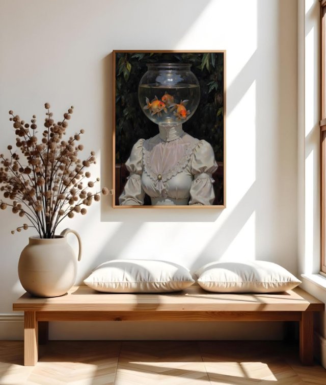 Plakat Złota Rybka  - format 40x50 cm