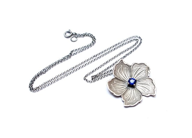 Flower /chabrowy/ -  naszyjnik