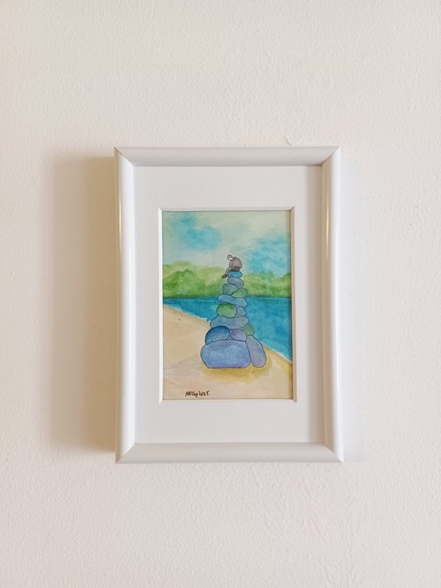 Akwarela w ramie16*11 cm