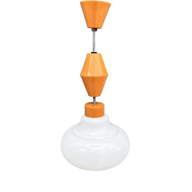 Lampa wisząca, Kamenický Šenov, Czechosłowacja, lata 50.