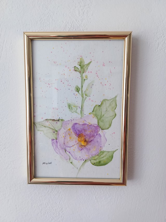 Akwarela w ramie10*15 cm