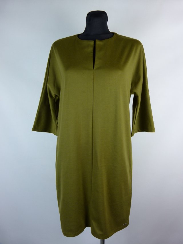 Mohito luźna sukienka mini zielone khaki z metką / XS