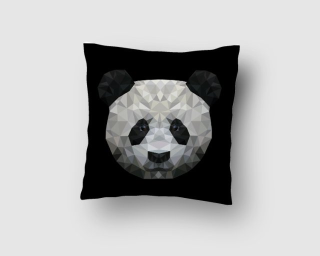 Poszewka z pandą Black