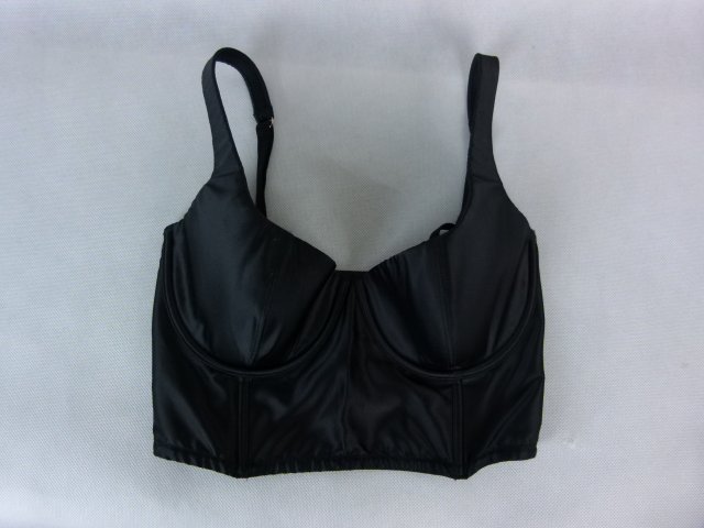 Victoria's Secret usztywniany biustonosz gorsetowy satyna 32DD / 70E
