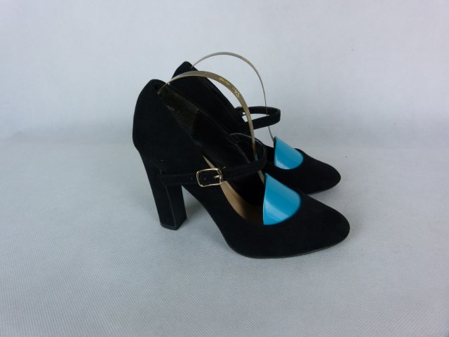 New Look zamszowe czółenka na obcasie 37 - 23 cm