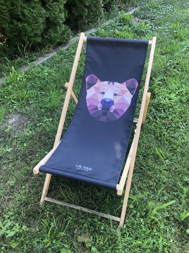 Leżak Black | Miś